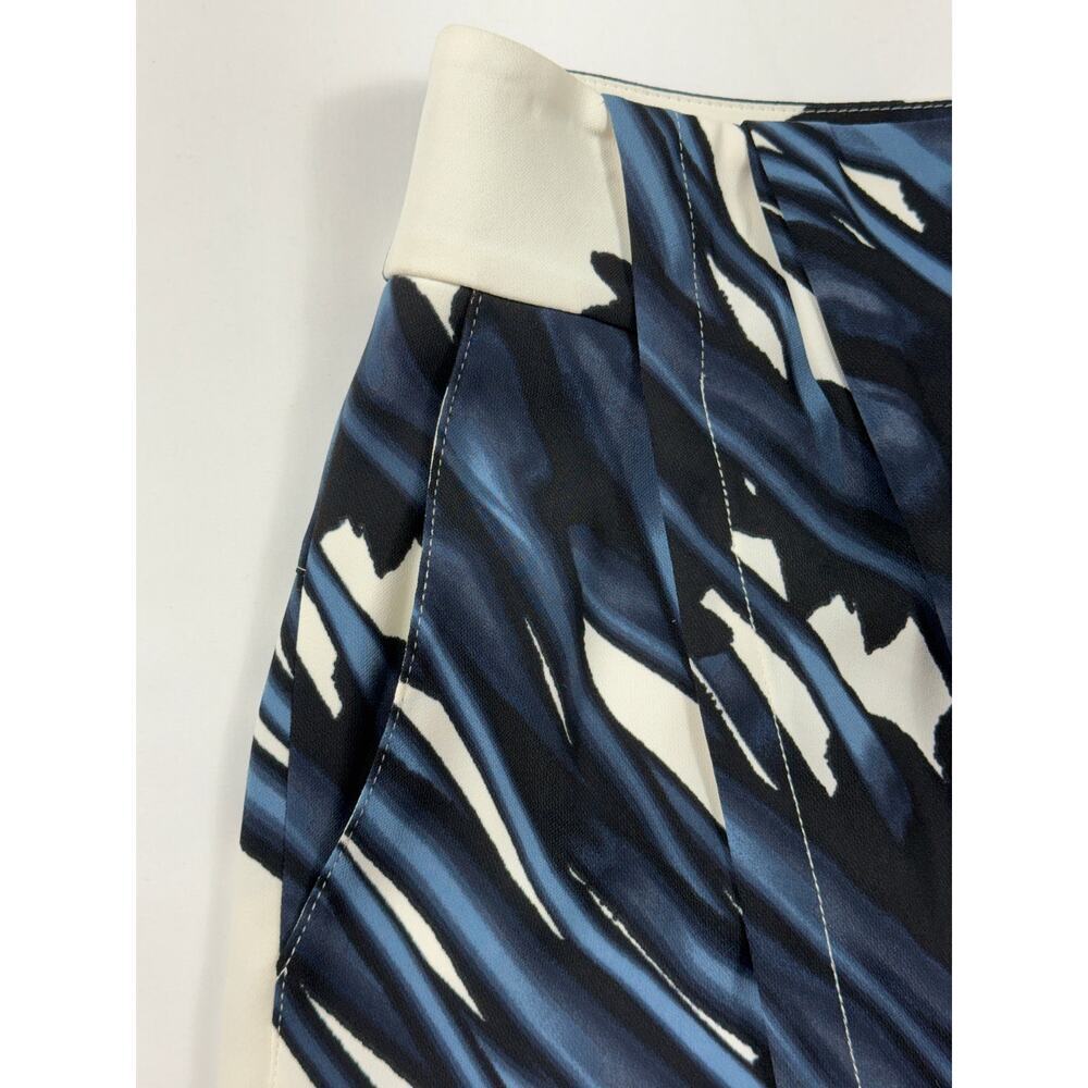 NWT Halston Heritage set of Strapless Top & pencil skirt white and  blue - Picture 6 of 16
